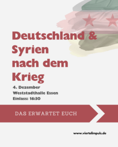 Read more about the article Deutschland und Syrien nach dem Krieg