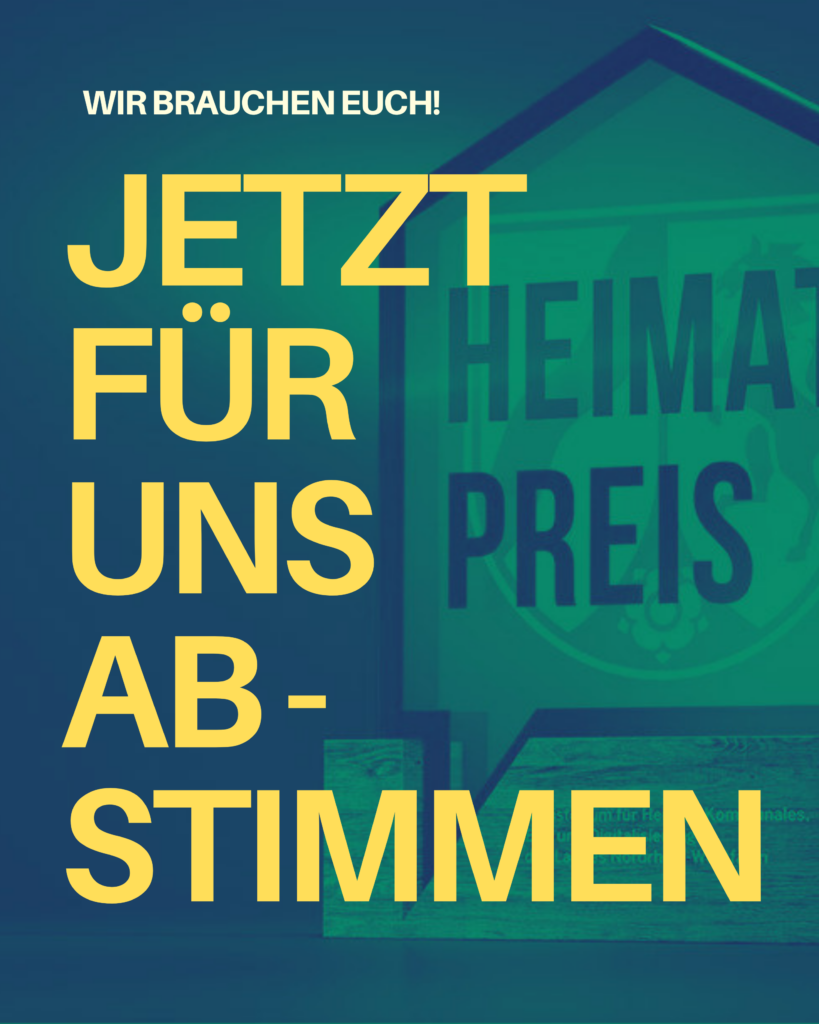 Heimatpreis Essen – Jetzt für uns abstimmen