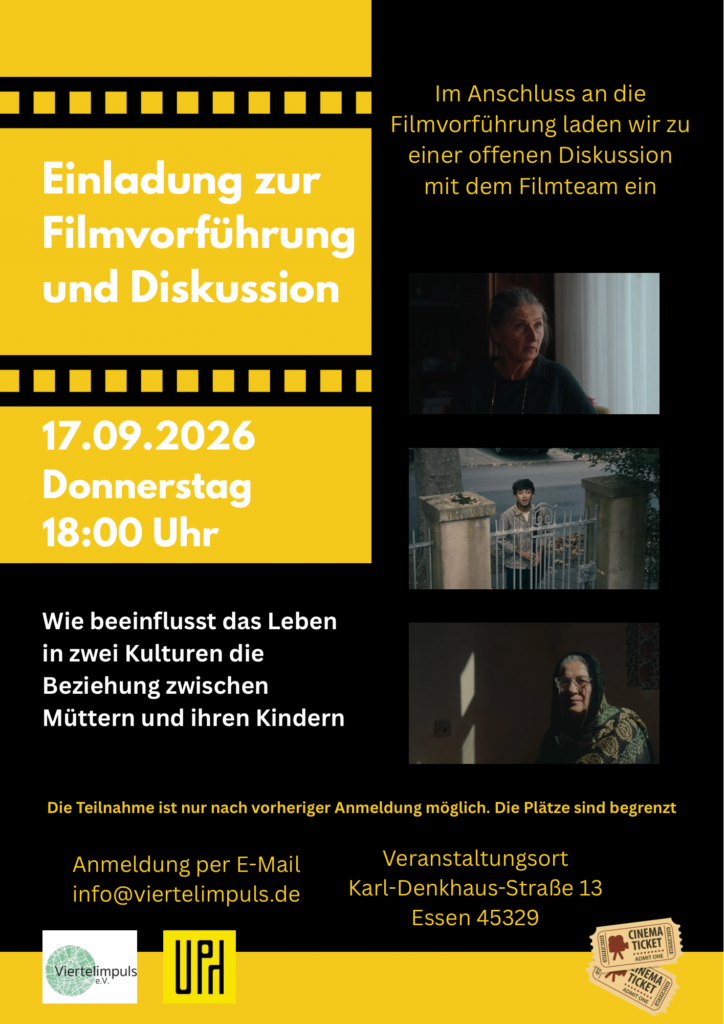 Einladung zur Filmvorstellung